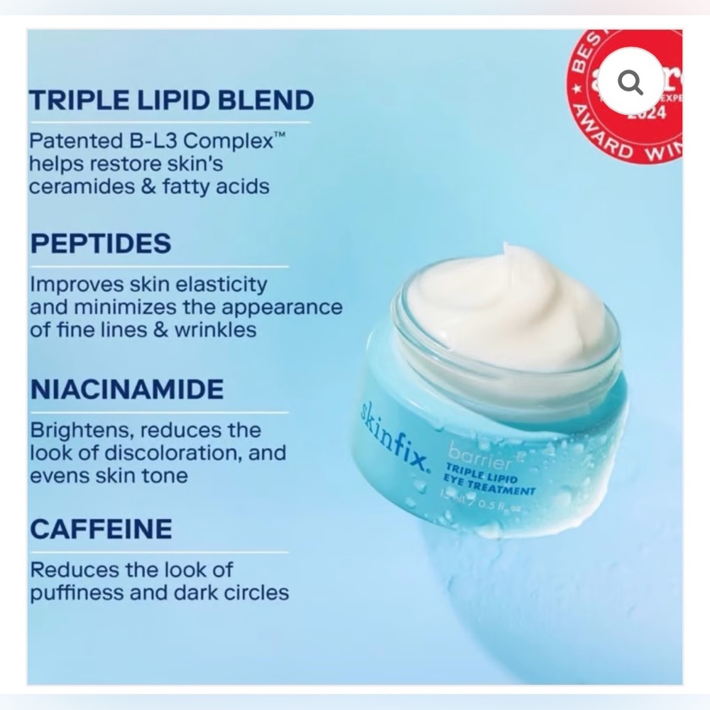 Skinfix  Skin Barrier+ Triple Lipid + Collagen Eye Treatment - Picture 4 of 6